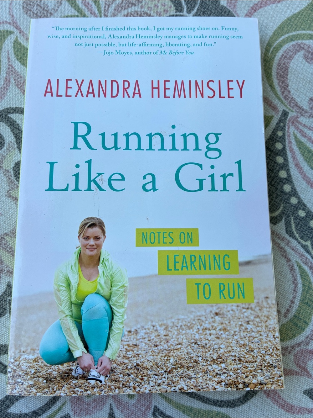 Running Like a Girl by - Turquoise & Lime Paperback